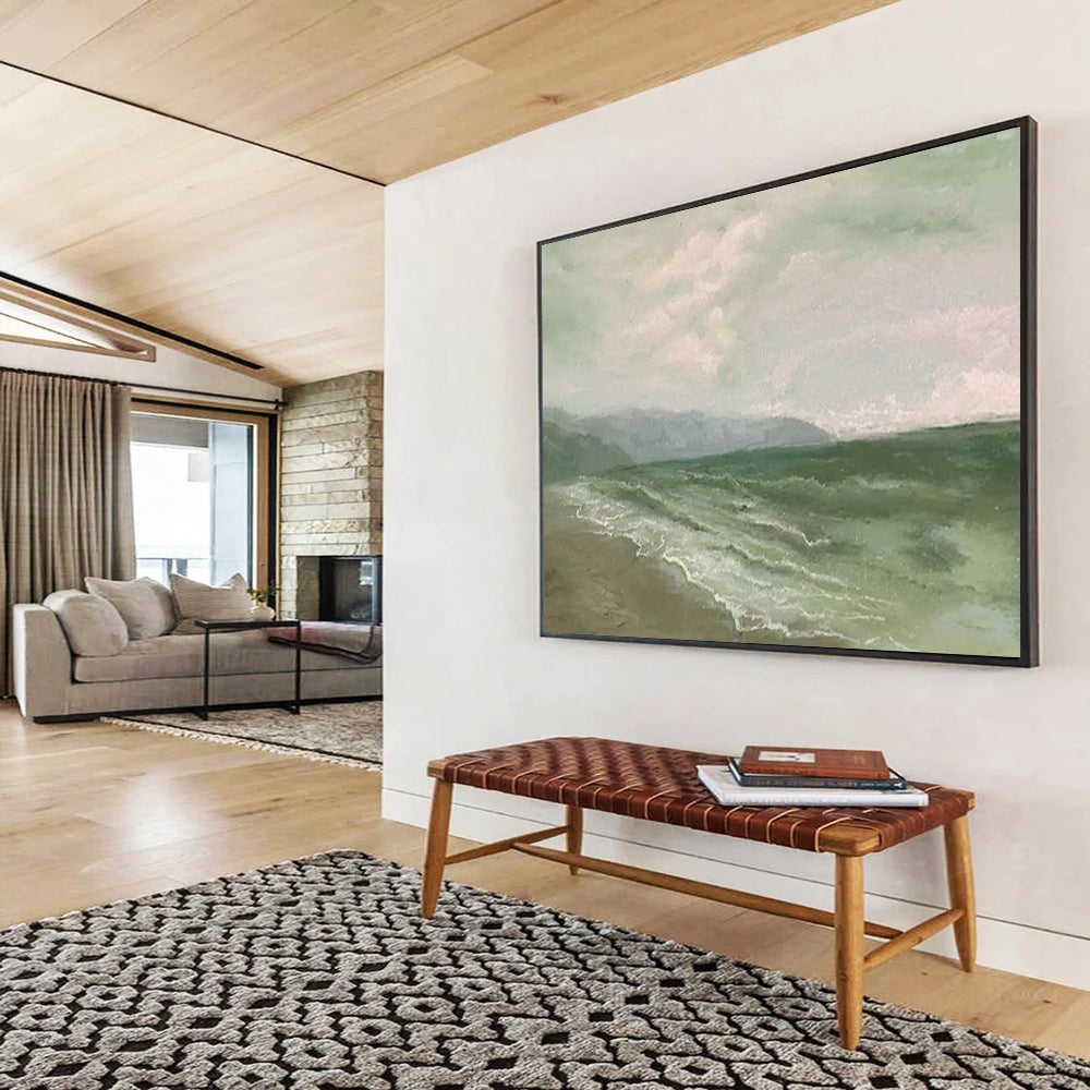 Vast Hand-Painted Abstract Wall Art for Living Room & Bar LargeART1522