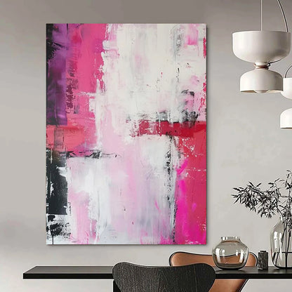 Earthen Veins: Grand Hand - Painted Custom Abstract Work for Entryway and Hotel DTP114