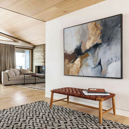 Oversized Textured Abstract Wall Mural for Living Room & Bar DKH518