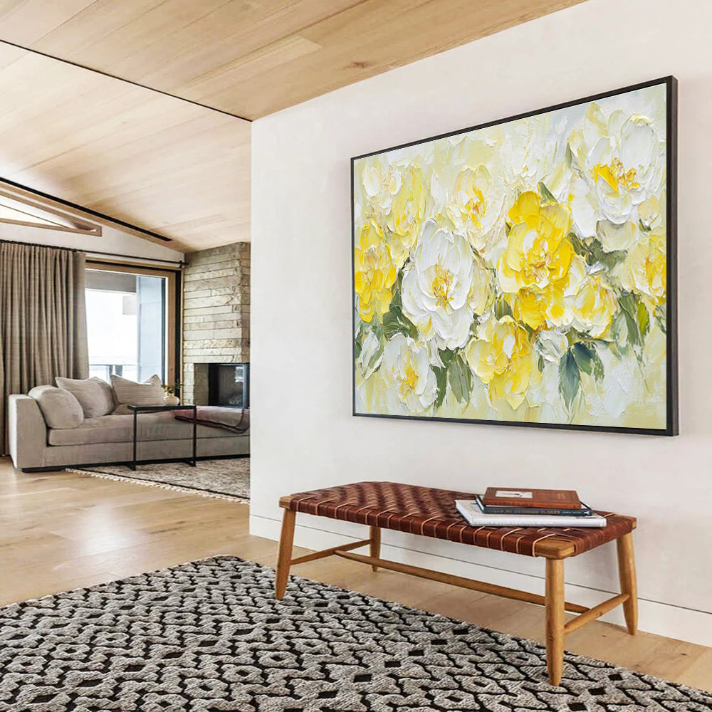 Massive Hand - Painted Textured Abstract Wall Art for Decor Statement DKH696
