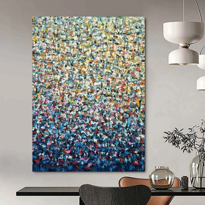 Large-Scale Hand-Painted Abstract Canvas for Hotel Lobby & Bedroom LargeART2344