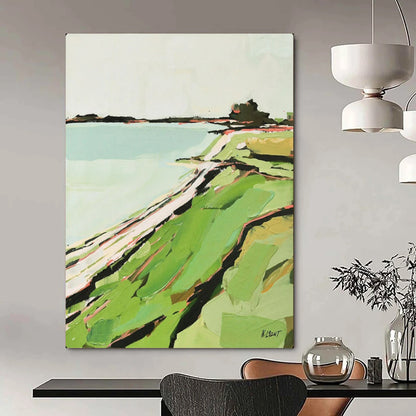 Artisan-Crafted Large-Scale Textured Canvas for Office & Entryway LargeART2147