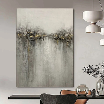 Rustic & Earthy Hand-Painted Custom Abstract Painting for Bedroom & Living Room LargeART1970
