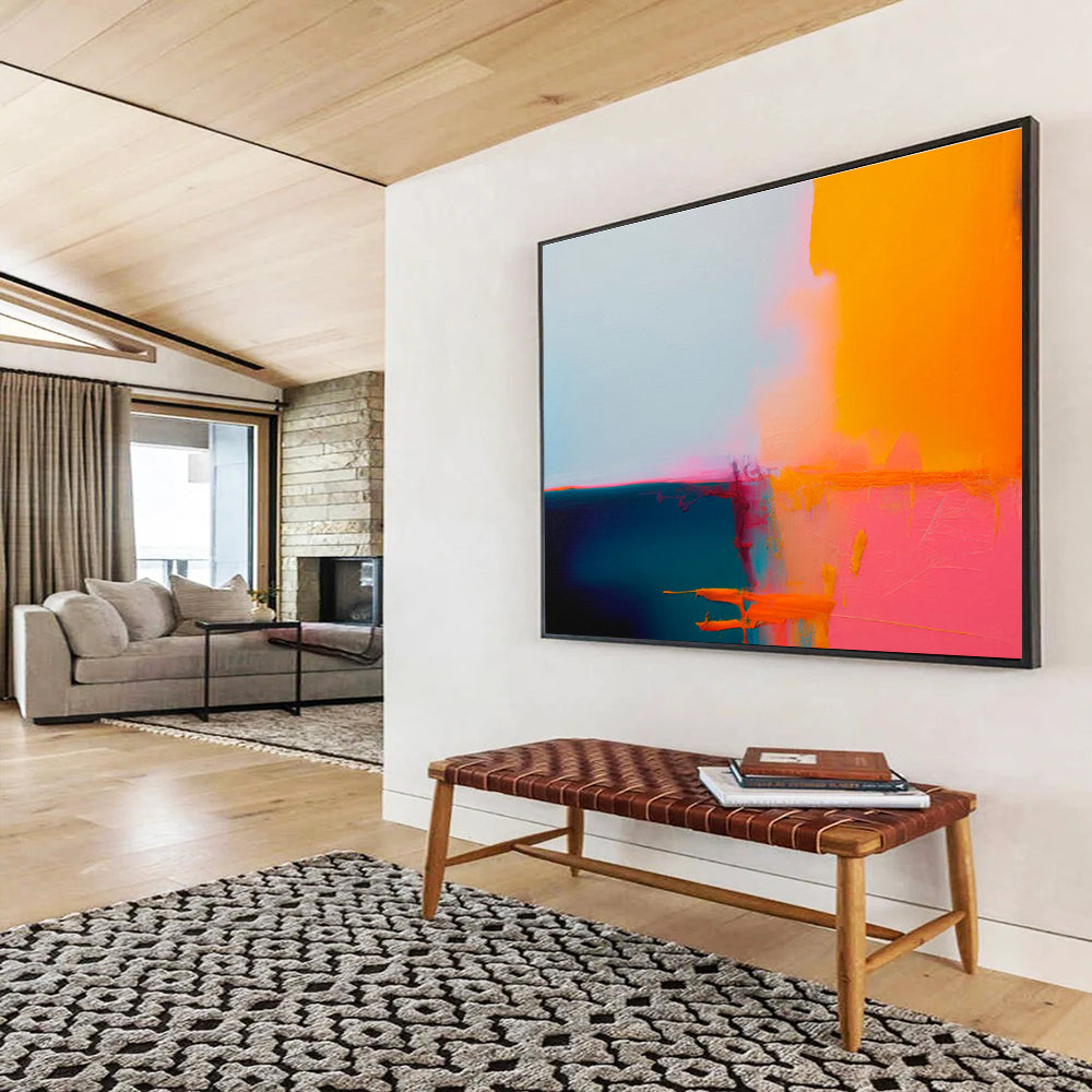 Enormous Textured Abstract Canvas for Hallway & Office DKH491