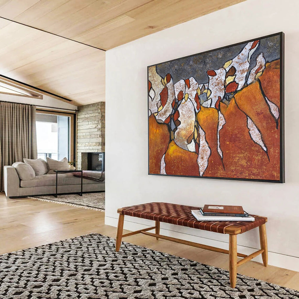 Customizable Large Abstract Art for Hallway DKH005