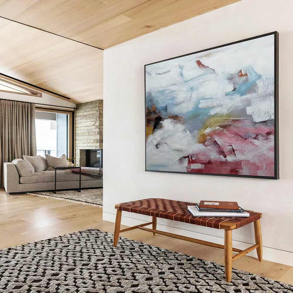 Immense Abstract Artwork for Entryway & Office DKH163