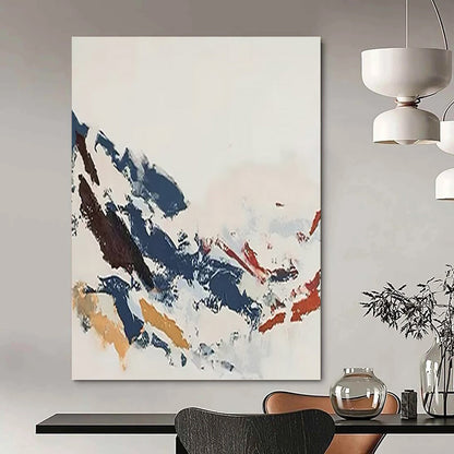 Mega - Format Vertical Hand - Painted Textured Custom Abstract Hymn, for Hotel and Bedroom DKH1548