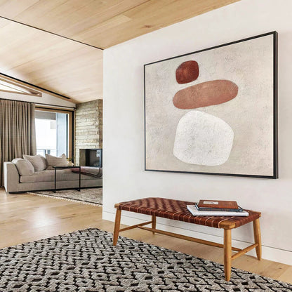 Immense Hand - Painted Textured Abstract Painting for Living Room & Bar DKH594