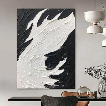 Hand-Painted Large Custom Abstract Artworks for Hotel & Entryway DTP398