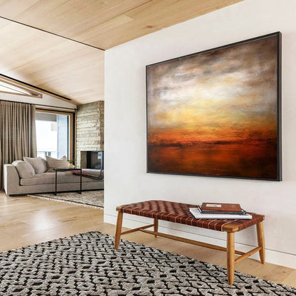 “Mystic Vortex” Vast Abstract Canvas for Bedroom & Office DKH343