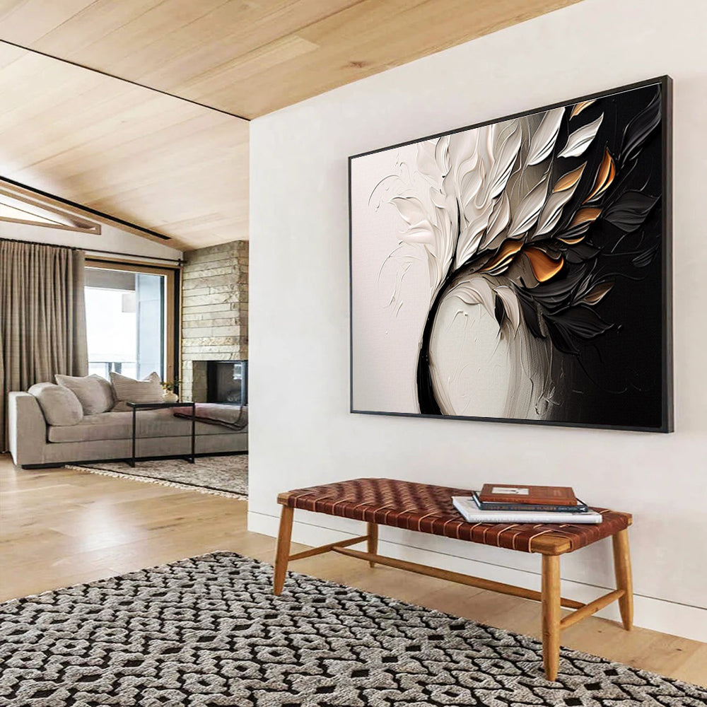 Colossal Hand - Crafted Textured Abstract Artwork for Complete Transformations DKH748