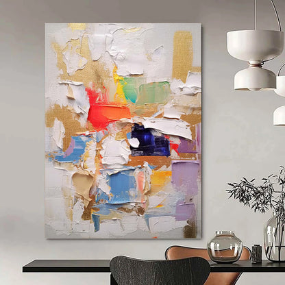 Vast Custom - Painted Textured Canvas Abstract for Bedroom & Office DKH1057