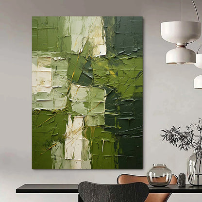 Huge-Scale Hand-Painted Abstract Art for Office & Entryway LargeART2277