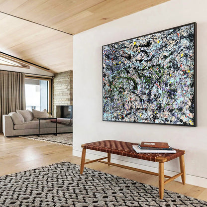 Alluring Oversized Abstract Painting for Hotel Lobby & Hallway LargeART1590