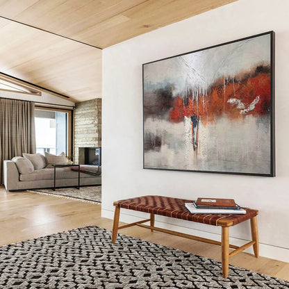 “Mystic Pulse” Massive Abstract Mural for Bar & Entryway DKH299