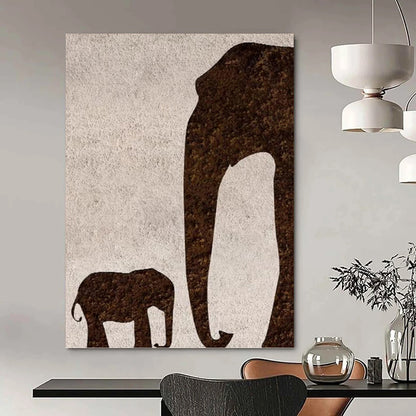 Majestic Hand - Painted Textured Abstract Art for Hotel & Entryway DKH1329