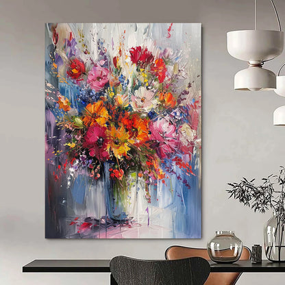 Custom Handmade Abstract Art: Big Sizes, Textured Wonders for Dining Room & Entryway DTP260