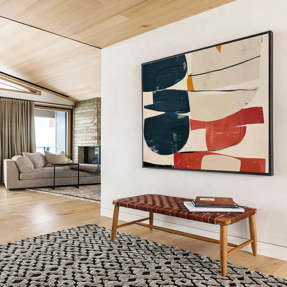 Colossal Hand - Painted Textured Abstract Wall Mural for Office & Living Room DKH590