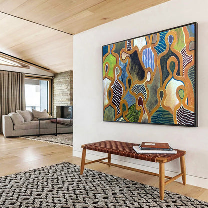 Alluring Grand Abstract Wall Decor for Dining Room & Hallway DKH189