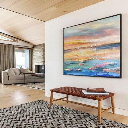 Timeless Abstract Painting for Entryway & Hotel LargeART1745