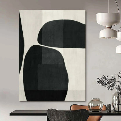 Hand-Painted Personalized Abstract Canvas for Dining Room & Hotel Business Lounges LargeART1448