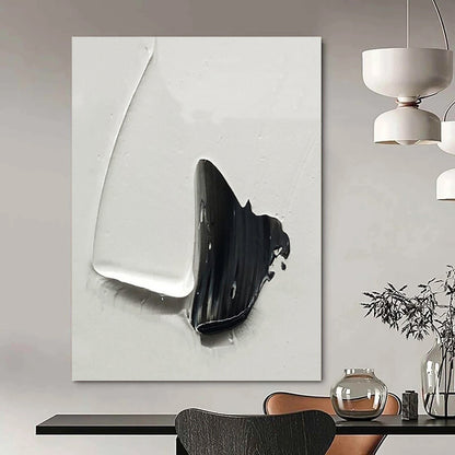 Vertical Hand - Painted Custom Abstract Gem for Living Room and Hotel DKH1671