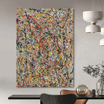 Massive Hand-Painted Abstract Artwork for Office & Hallway LargeART2347