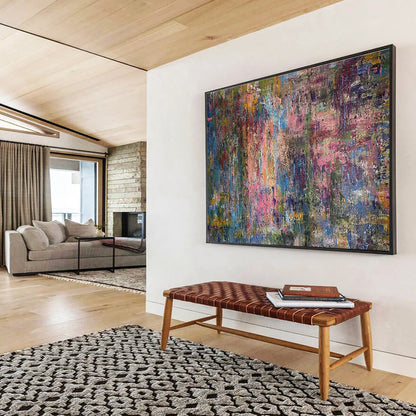 Immense Handmade Textured Abstract Painting for Space Enrichment DKH715