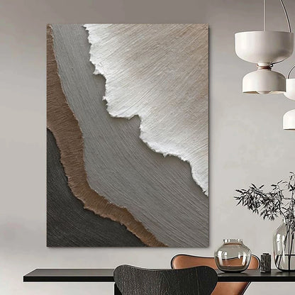 Custom Hand-Painted Abstract Art: Big Sizes & Textured Wonders for Bar & Hotel DTP269