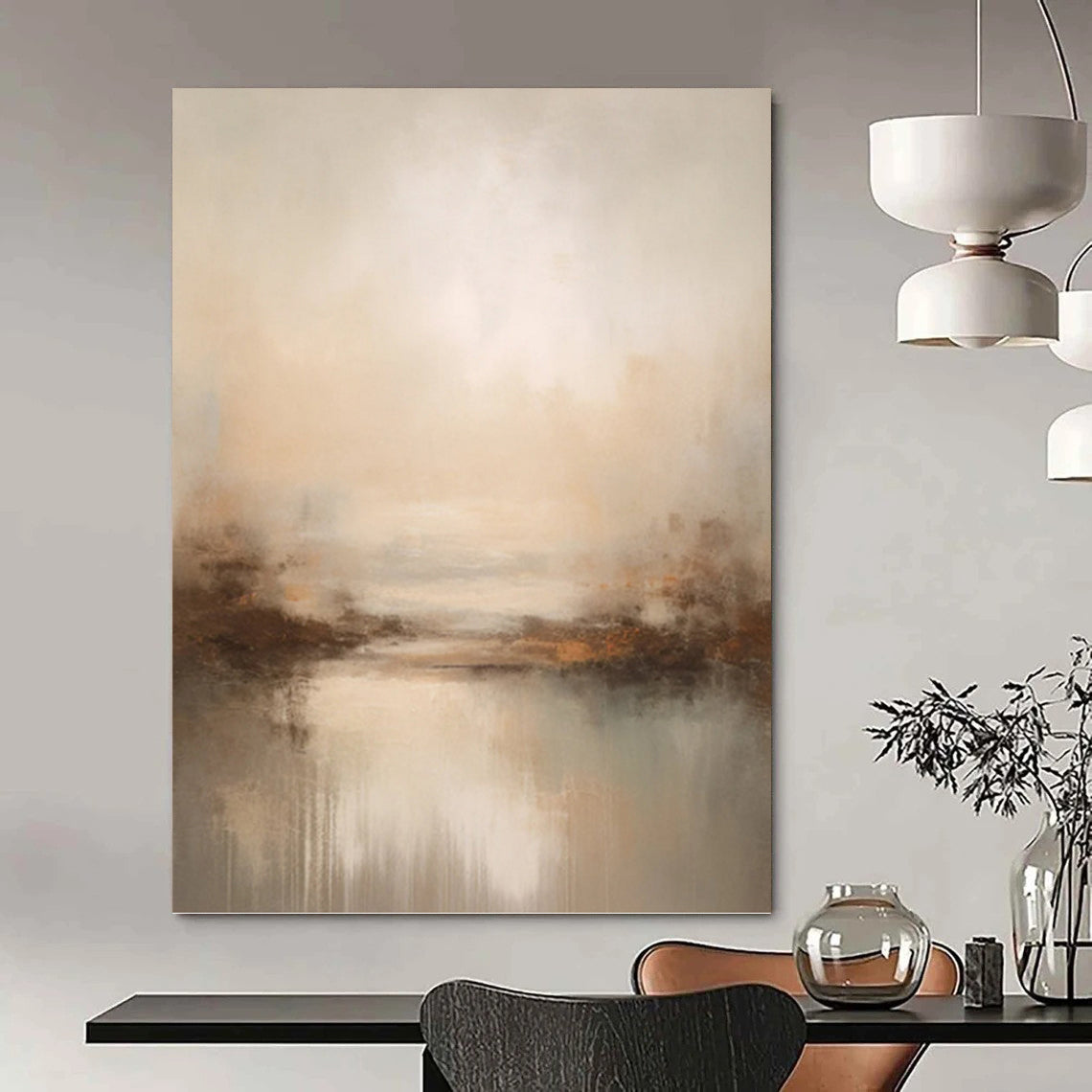 Unforgettable Colossal Hand - Painted Textured Abstract Painting for Exhibition Hall & Museum DKH1252