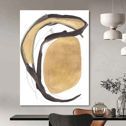 Handmade Large Abstract Paintings: Textured Wonders for Hallway & Entryway DTP223