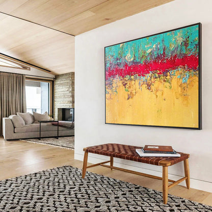 Colossal Abstract Wall Art for Entryway & Dining Room DKH403