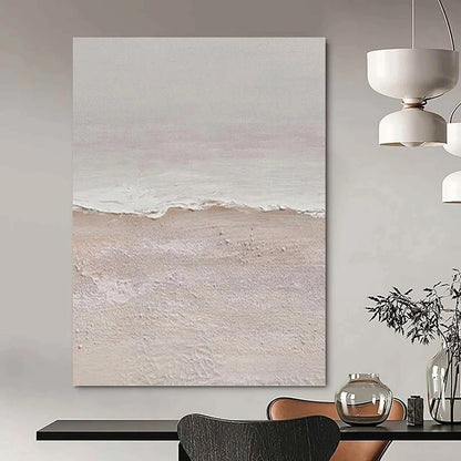 Designer - Inspired Hand - Crafted Textured Canvas Abstract for Office & Dining Room DKH1124