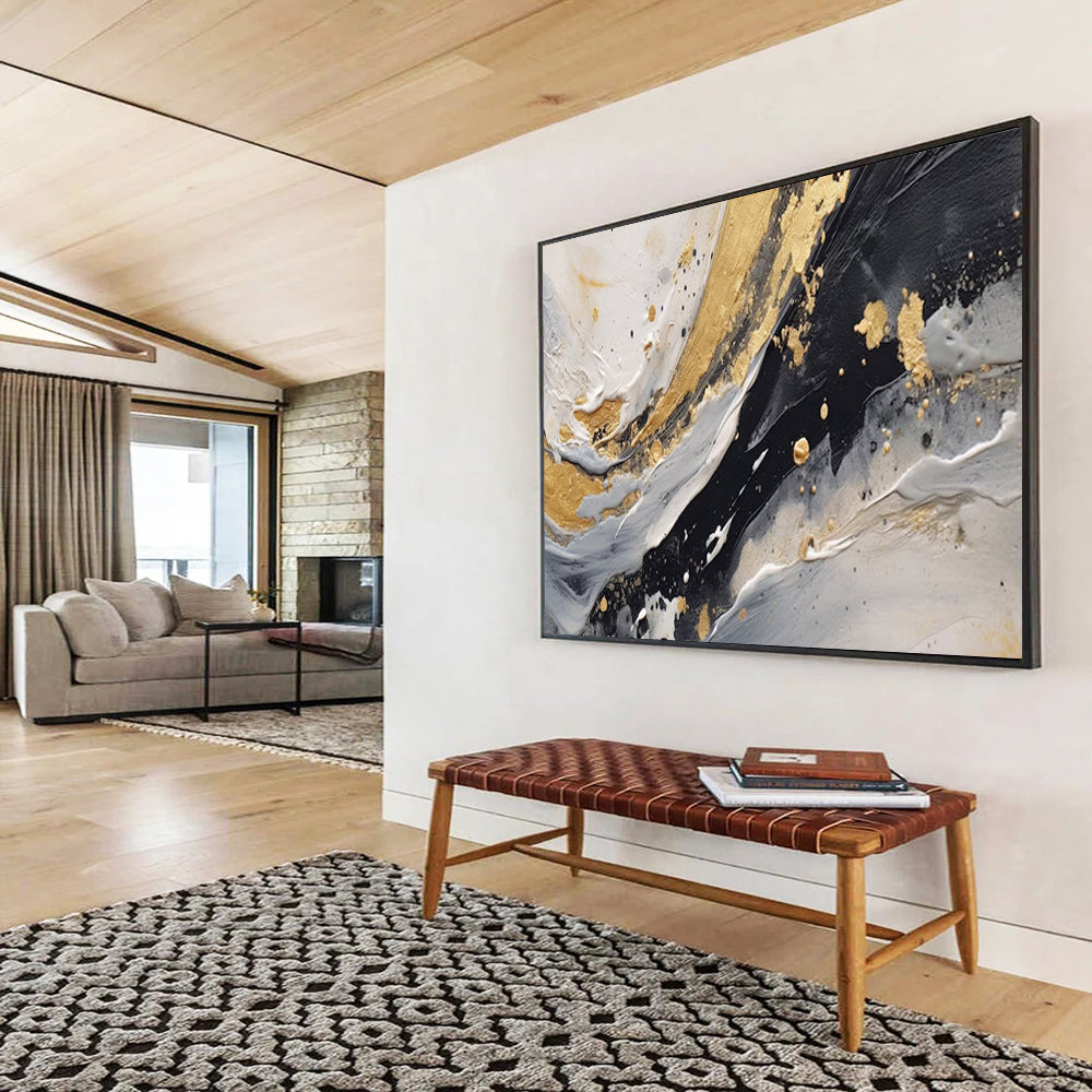 Radiant Large Abstract Canvas for Bedroom & Living Room LargeART1710