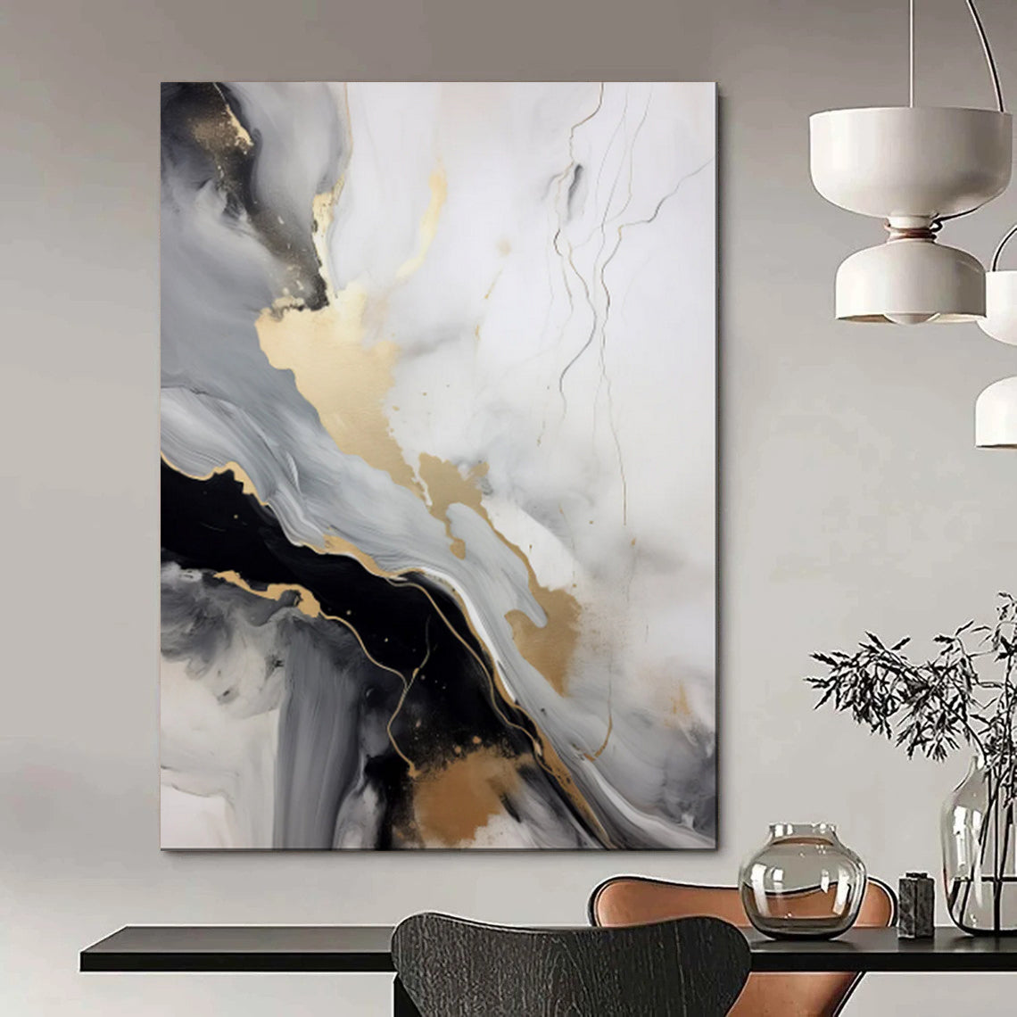 Vibrant Textured Abstract Wall Art for Bar & Event Space LargeART2065