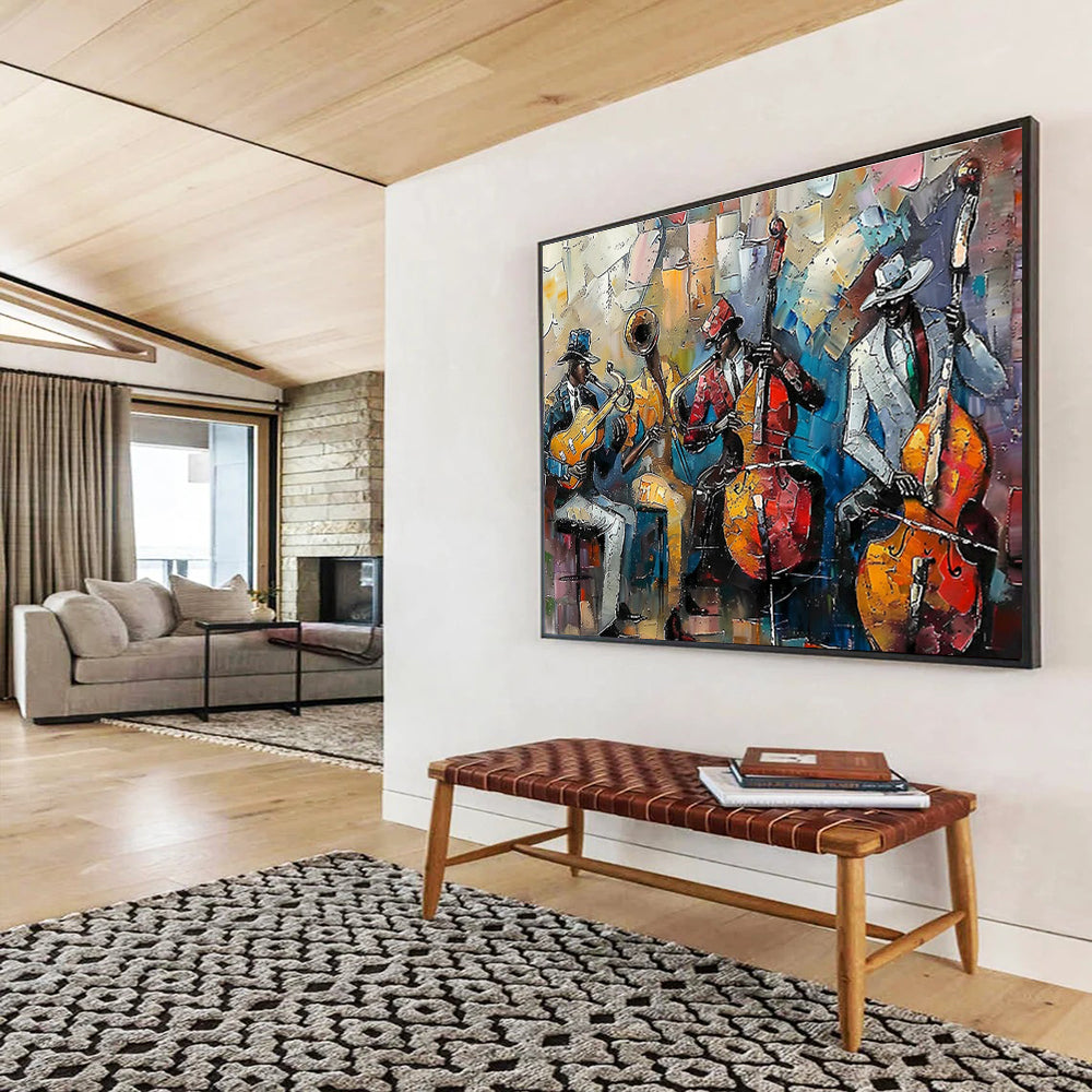 Giant Textured Hand - Crafted Abstract Painting for Transformed Spaces DKH761