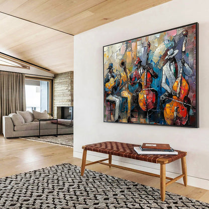 Giant Textured Hand - Crafted Abstract Painting for Transformed Spaces DKH761