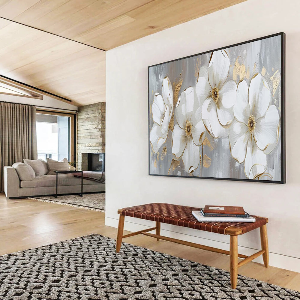 Charming Large Abstract Wall Decor for Bedroom & Office LargeART1653