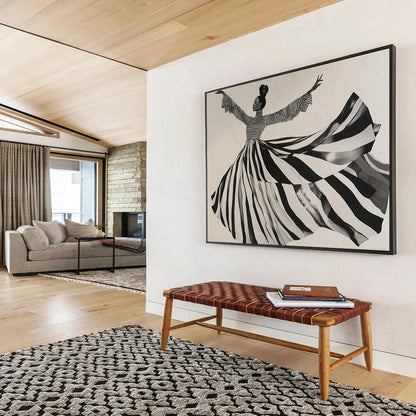 “Elemental Harmony” Vast Abstract Canvas for Bedroom & Office DKH231