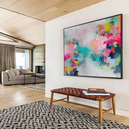 Large - Sized Abstract Canvas for Bedroom & Hallway DKH475