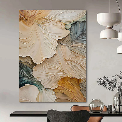 Regal Hand - Painted Textured Abstract Art on Canvas for Hotel & Entryway DKH1385