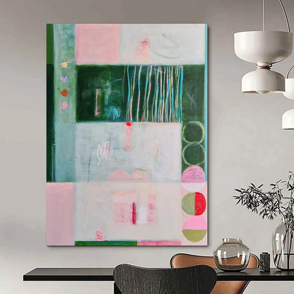 Oversized Custom Hand-Painted Abstract Art for Living Room & Hotel LargeART1852