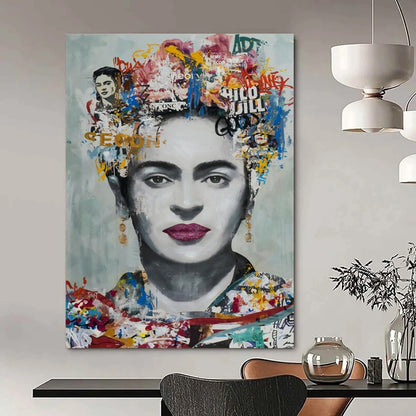 Vast Hand-Painted Abstract Wall Murals for Kitchen & Dining Nook LargeART2184