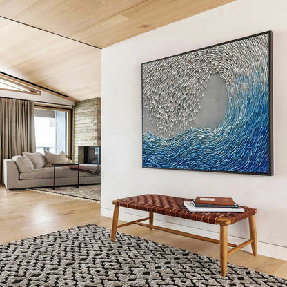 Expansive Abstract Wall Art for Bedroom & Living Room LargeART1654