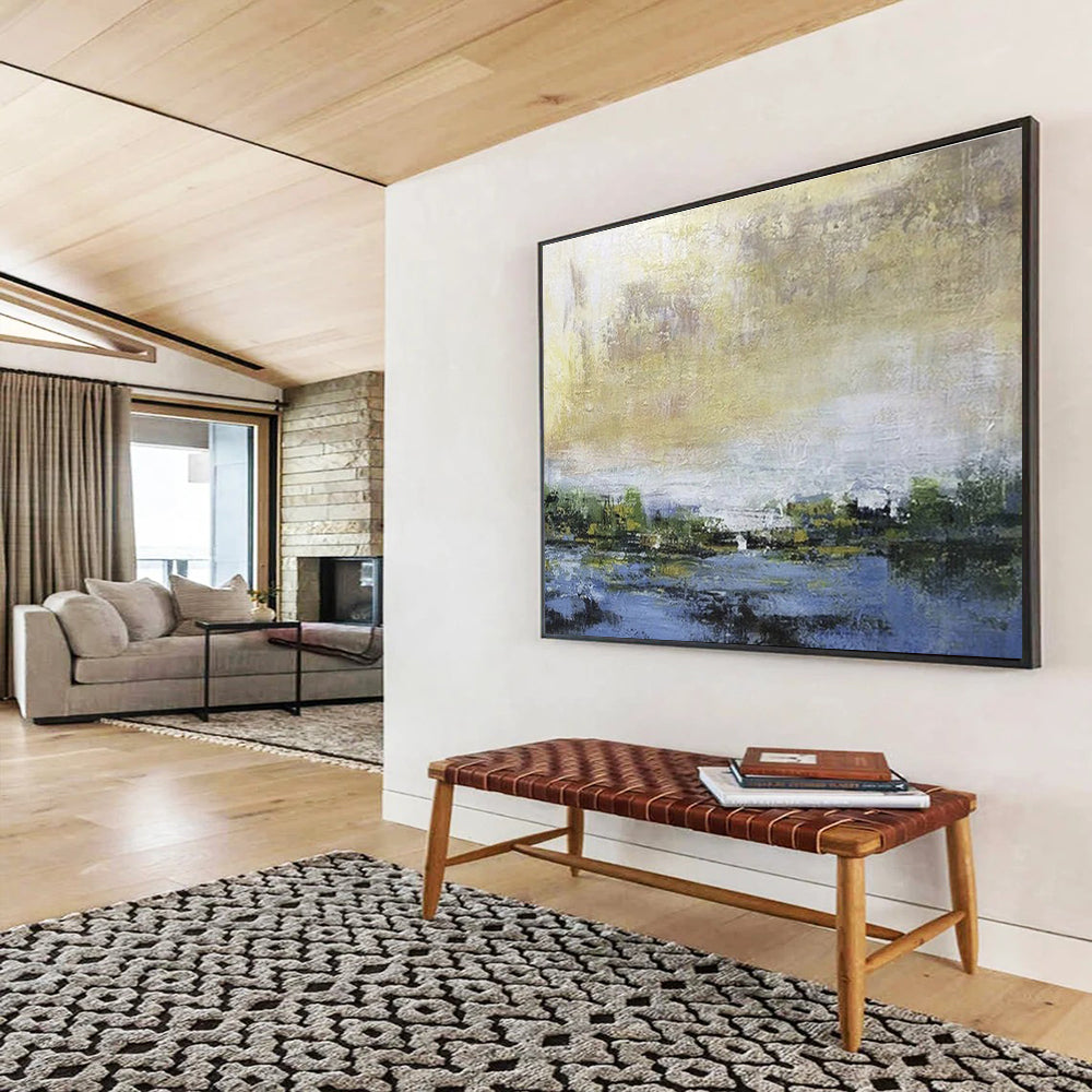 Breathtaking Giant Abstract Canvas for Bedroom & Entryway DKH195
