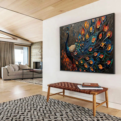 Massive Original Textured Handmade Abstract Canvas for Aesthetic Transformations DKH807