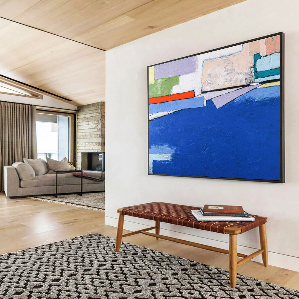 Grand Hand - Painted Textured Abstract Canvas for Office & Hallway DKH575