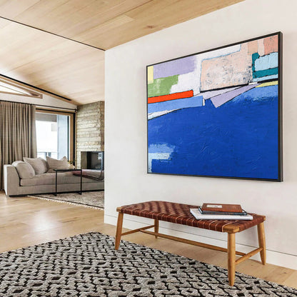 Grand Hand - Painted Textured Abstract Canvas for Office & Hallway DKH575