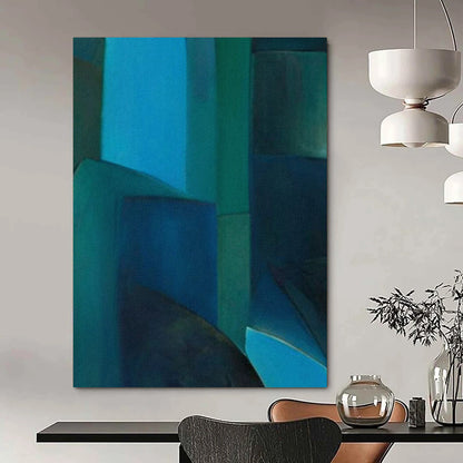 Monumental-Sized Hand-Painted Abstract Wall Art for Dining Room & Butler’s Pantry LargeART2255