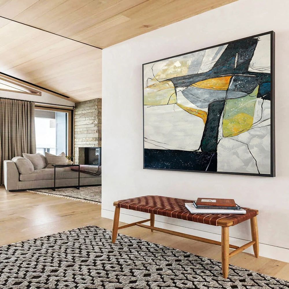 Geometric Coastal Abstract - Chic Office Sophistication DLZ038